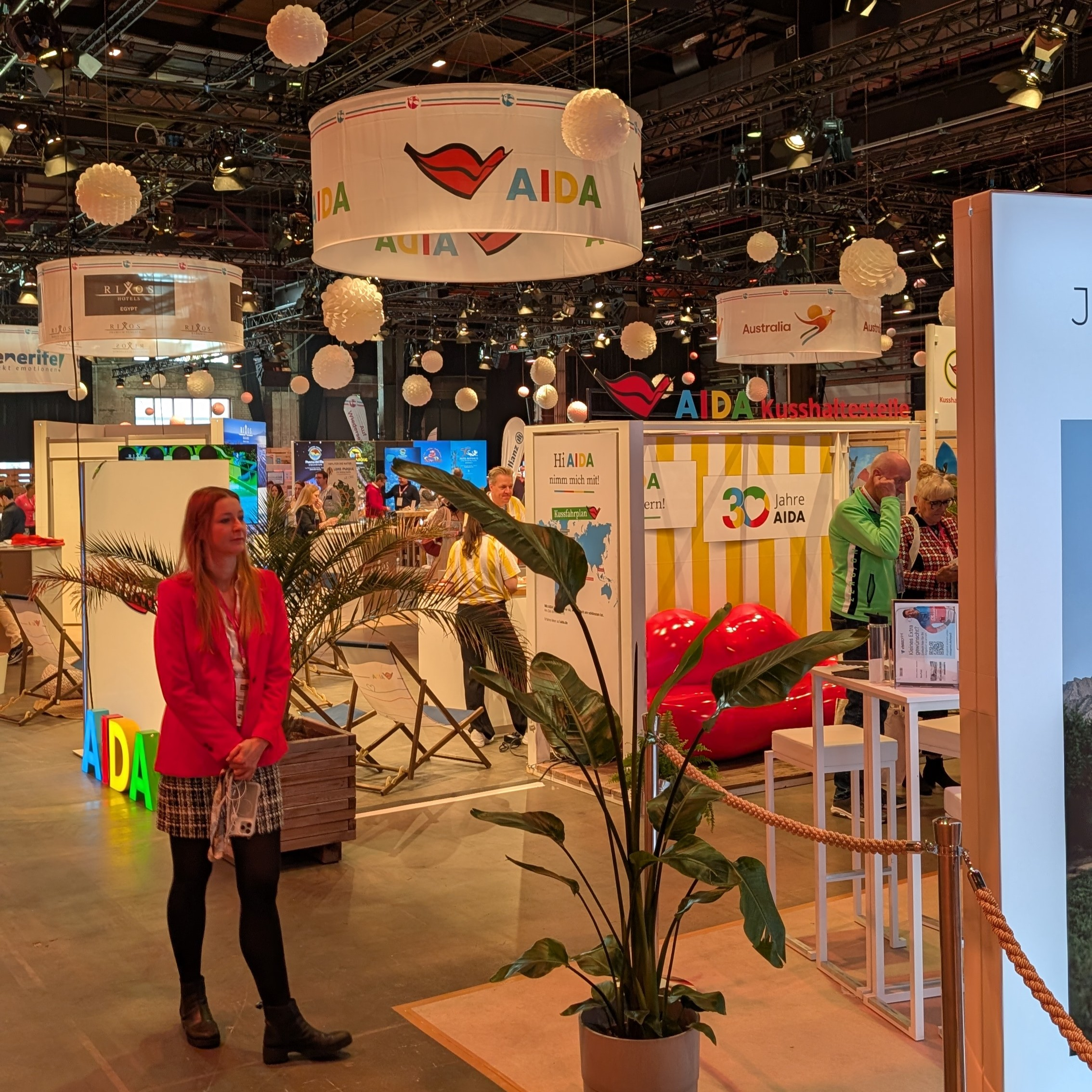AIDA-Stand am QTA-Reisesommer